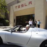 Elon Musk's Tesla Roadster spotted floating in space
