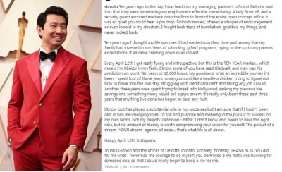 liu: 'Shang-Chi' star Simu Liu thanks ex-boss who fired him from
